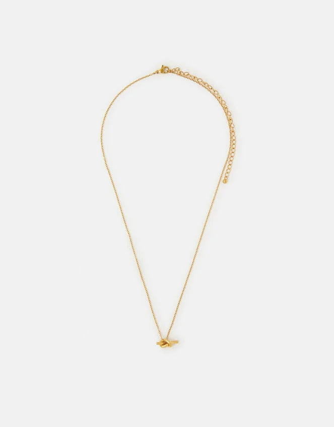 Stainless Steel Knot Pendant Necklace