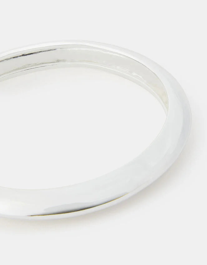 Sterling Silver-Plated Square Chunky Cuff