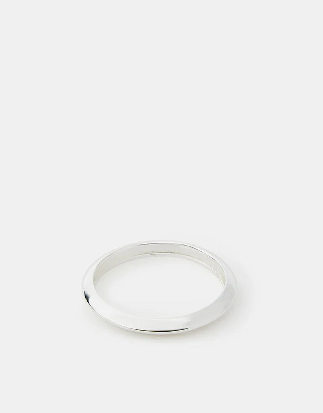 Sterling Silver-Plated Square Chunky Cuff